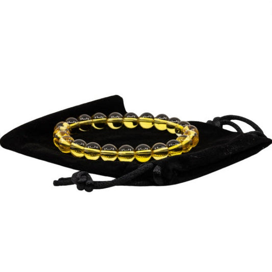 Pulseira de Citrino - Cura, Comunicação e Consciência Psíquica